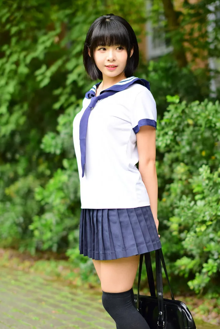 [Mzsock] NO.171 Hailin student uniform street photography#[73P]-30