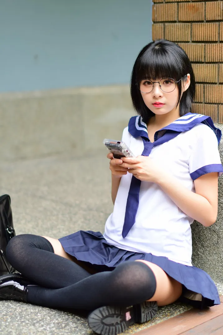 [Mzsock] NO.171 Hailin student uniform street photography#[73P]-56