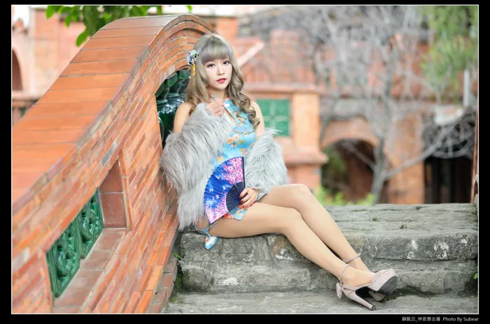 [Mzsock] NO.069 Xue Kaiyun, Lin Antai’s ancient house, high heels and beautiful legs, outdoor shot street photography#[76P]-73